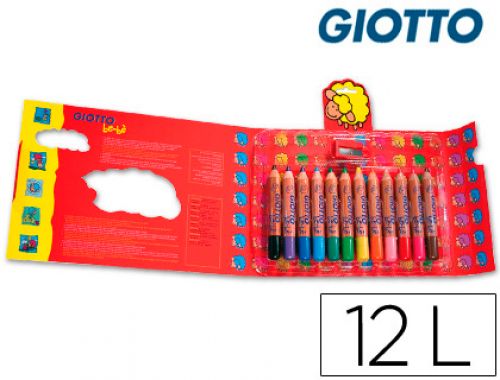 Lpis de cor giotto beb 12 unidades , Giotto , 36355 , 8000825048234